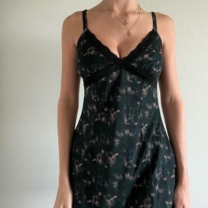 Urban Outfitters Mesh Lace Mini Dress